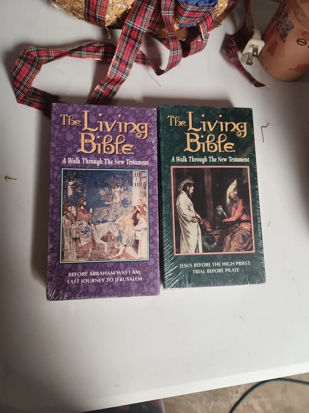 The Living Bible - A Walk Through the New Testament (Purple & Green)